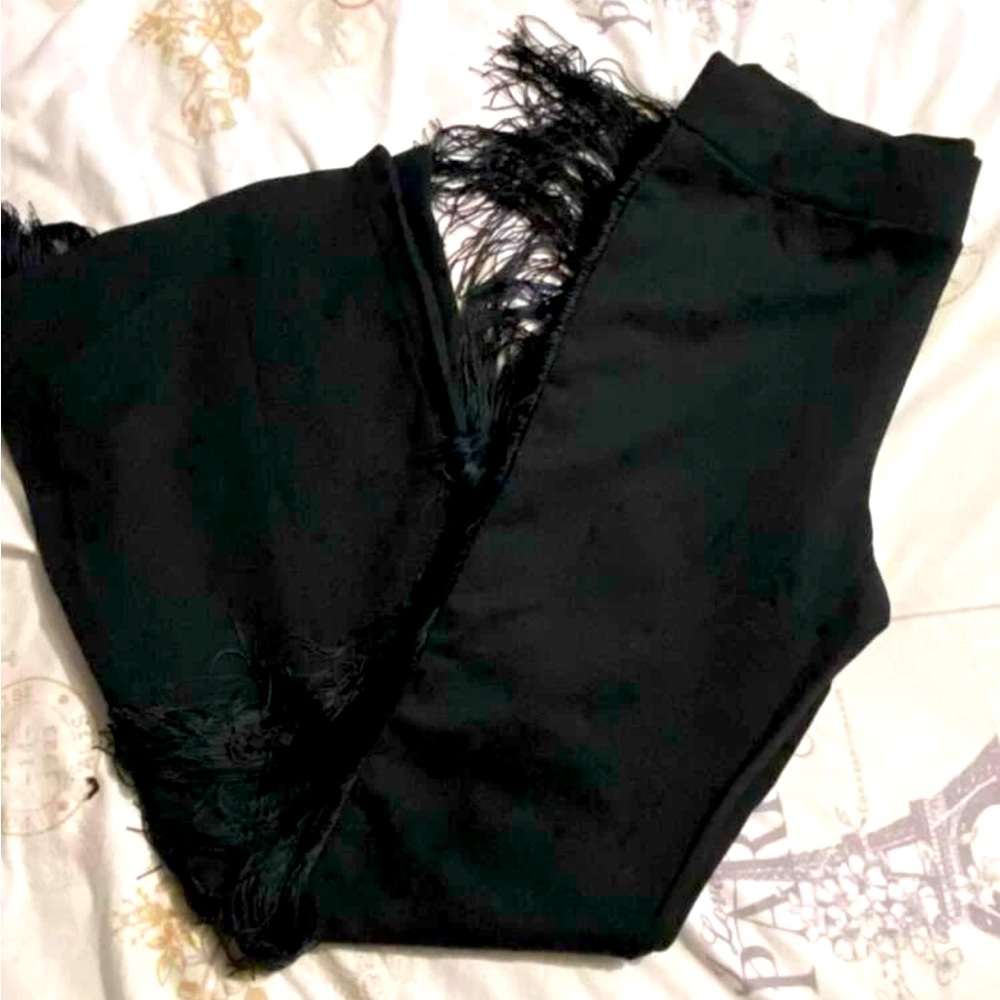 Flare Fringe Western Pants